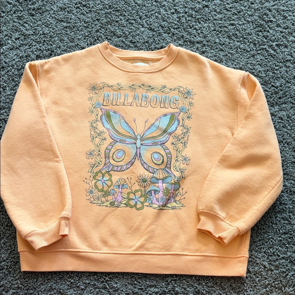 Billabong Apricot Butterfly Sweatshirt